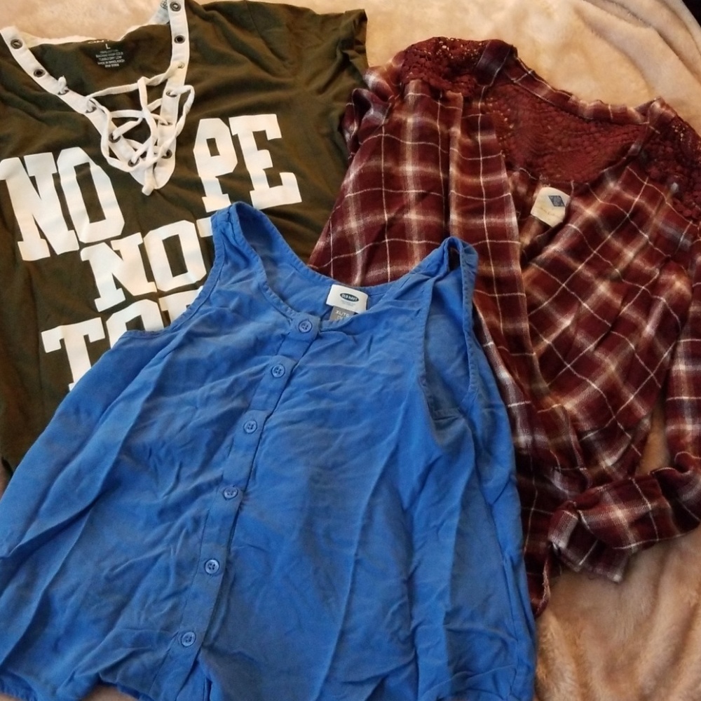 3 shirts.